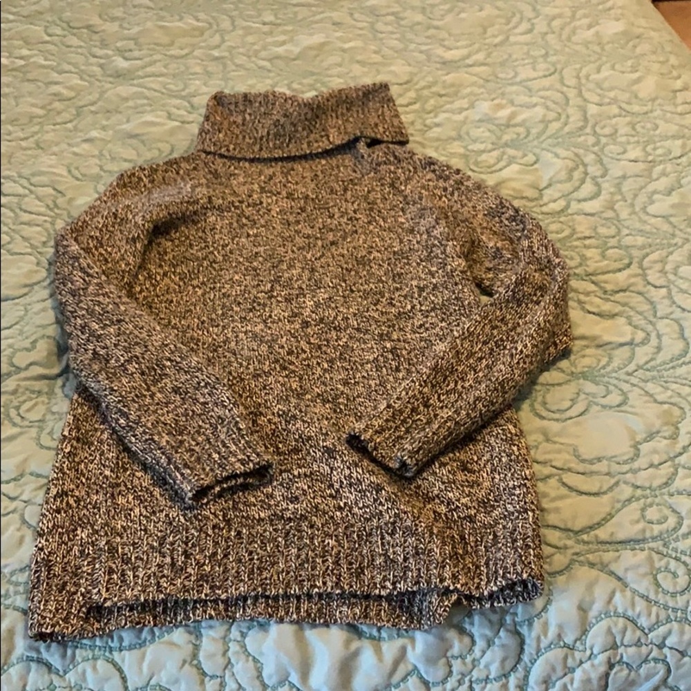 Cozy turtle neck sweater dress